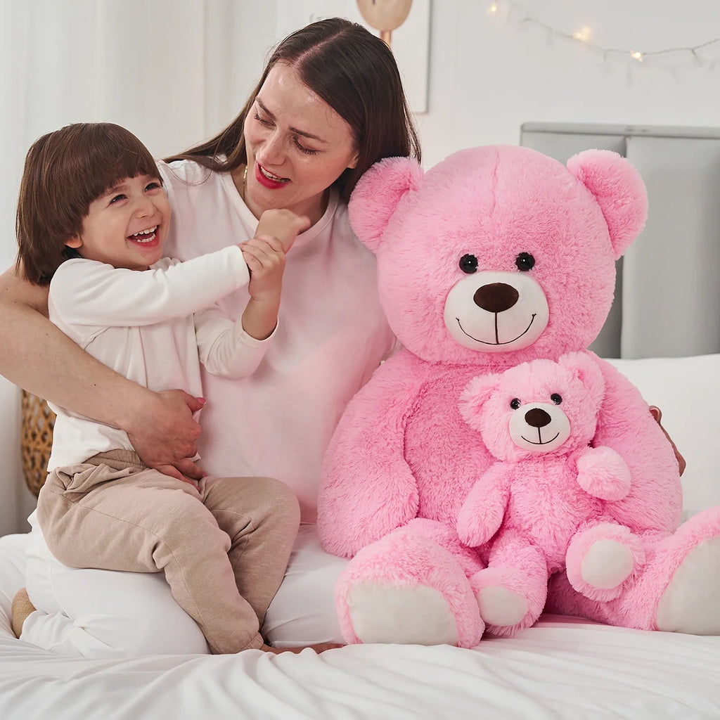39" Giant Teddy Bear Mommy and Baby Soft Plush Bear Stuffed Animal