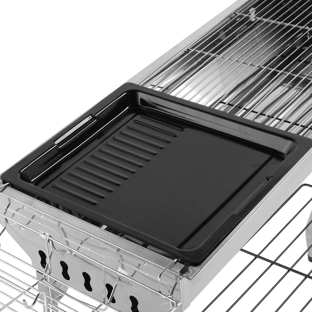 39'' Grill BBQ Grill Portable Camping Charcoal Grill Foldable