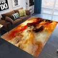 3D Galaxy Space Star Non-Slip Carpet for Bedroom Living Room Bathroom Decorative Floor Mat Door Mat