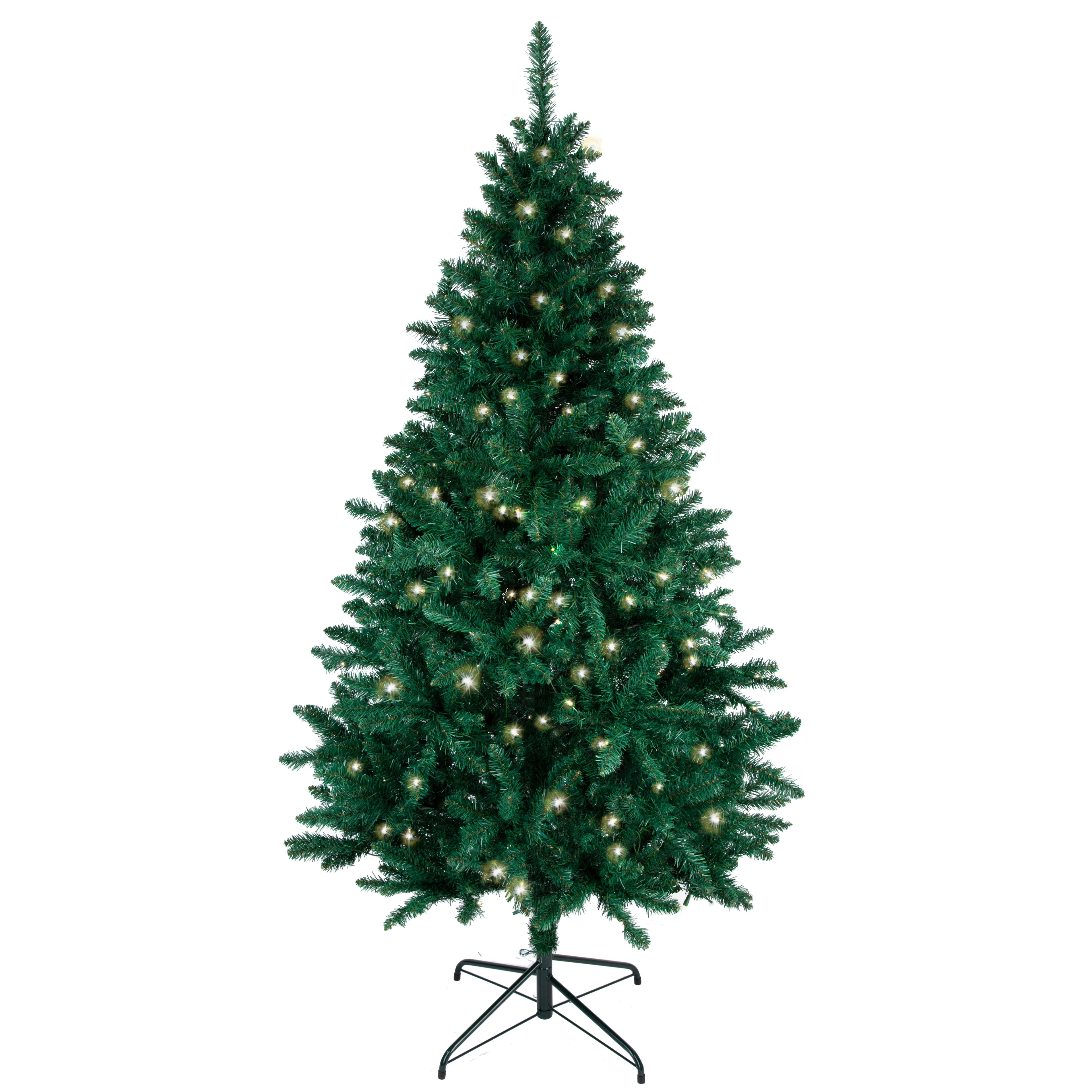 LIVORA 6 Ft Christmas Tree with 200 Warm White Lights