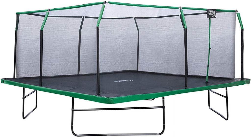 Machrus  16X16 FT Square Trampoline with Top-Ring Enclosure & Safety Pad – Outdoor Trampoline for Kids & Adults, Perfect for Backyard Jumping & Gymnastics Fun